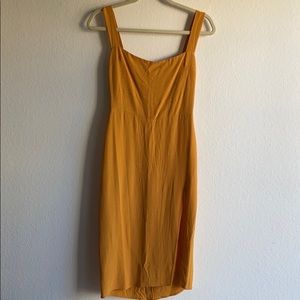 REFORMATION Christina dress in Sunflower yellow